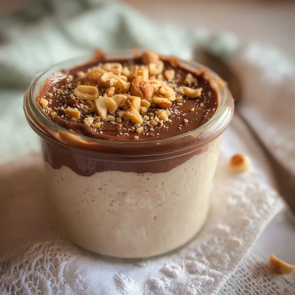 25 High Protein Snacks for Muscle Gain to Maximize Recovery & Results 25 Cottage cheese protein pudding topped with chocolate and peanuts
