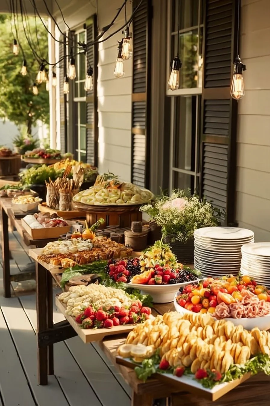 Appetizer Table Display Ideas 4 Elegant appetizer table display ideas for parties and gatherings.
