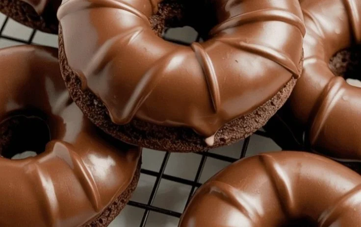 Baked Chocolate Protein Donuts