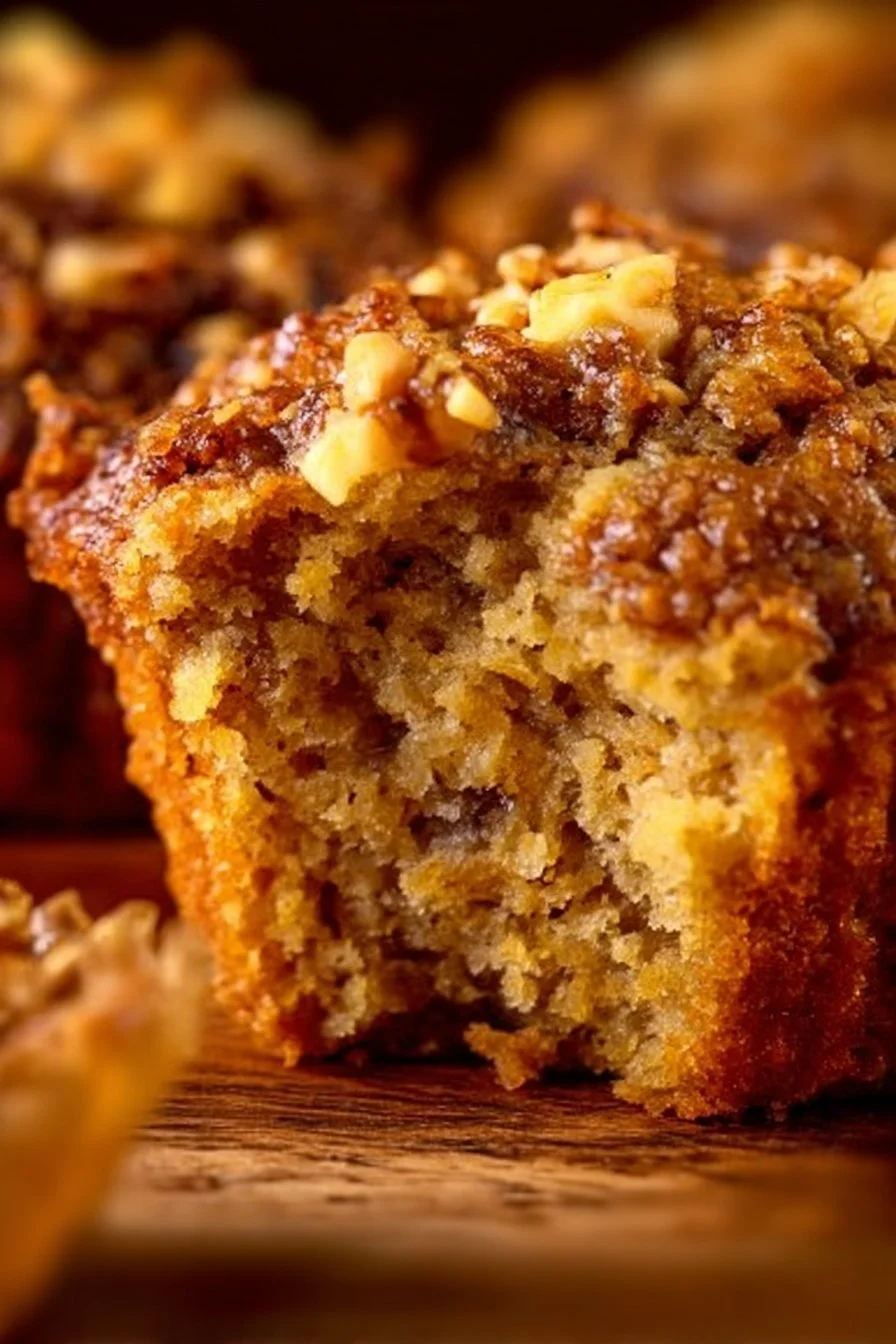 Delicious Banana Nut Muffins fresh out of the oven, perfect for breakfast.