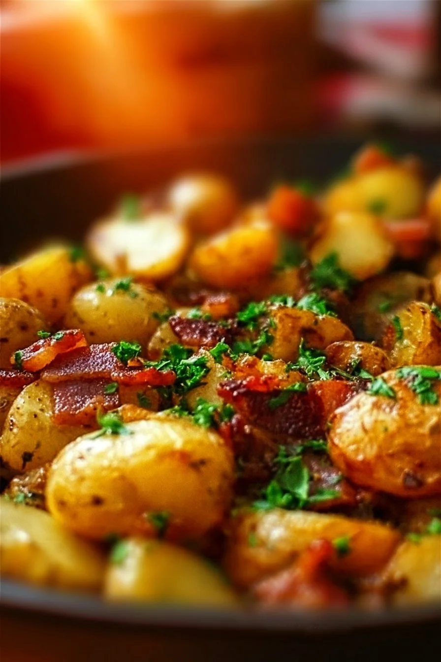Crispy and flavorful Bangin Breakfast Potatoes served in a bowl.