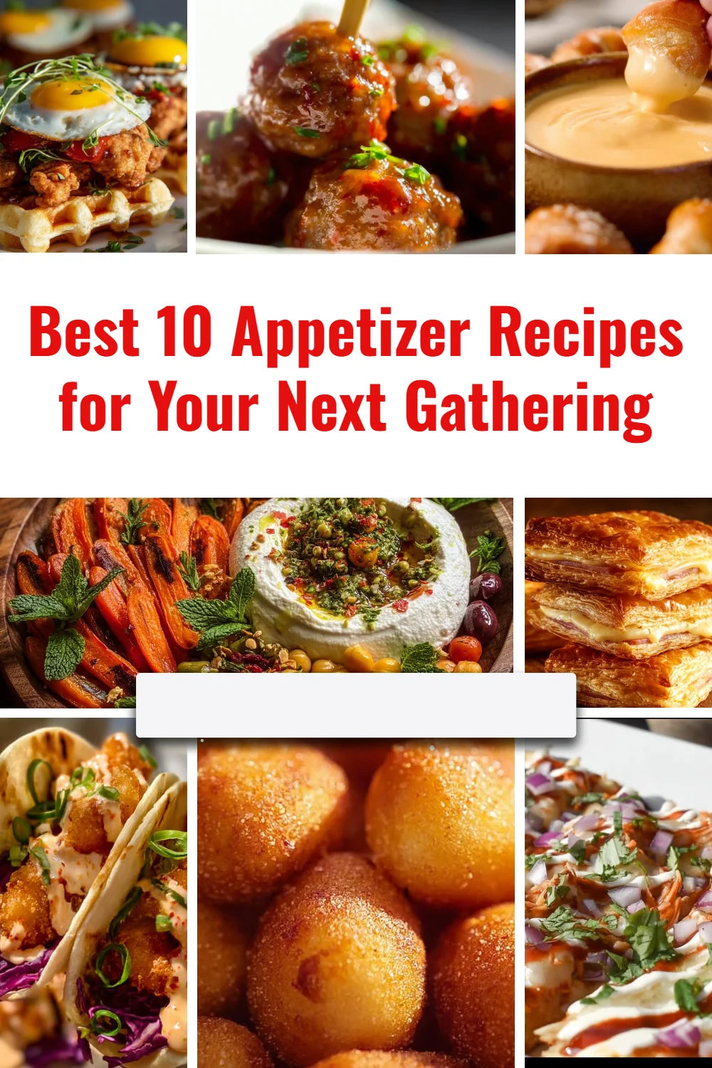 Best 10 Appetizer Recipes for Your Next Gathering 1 Delicious appetizer recipes for your next gathering