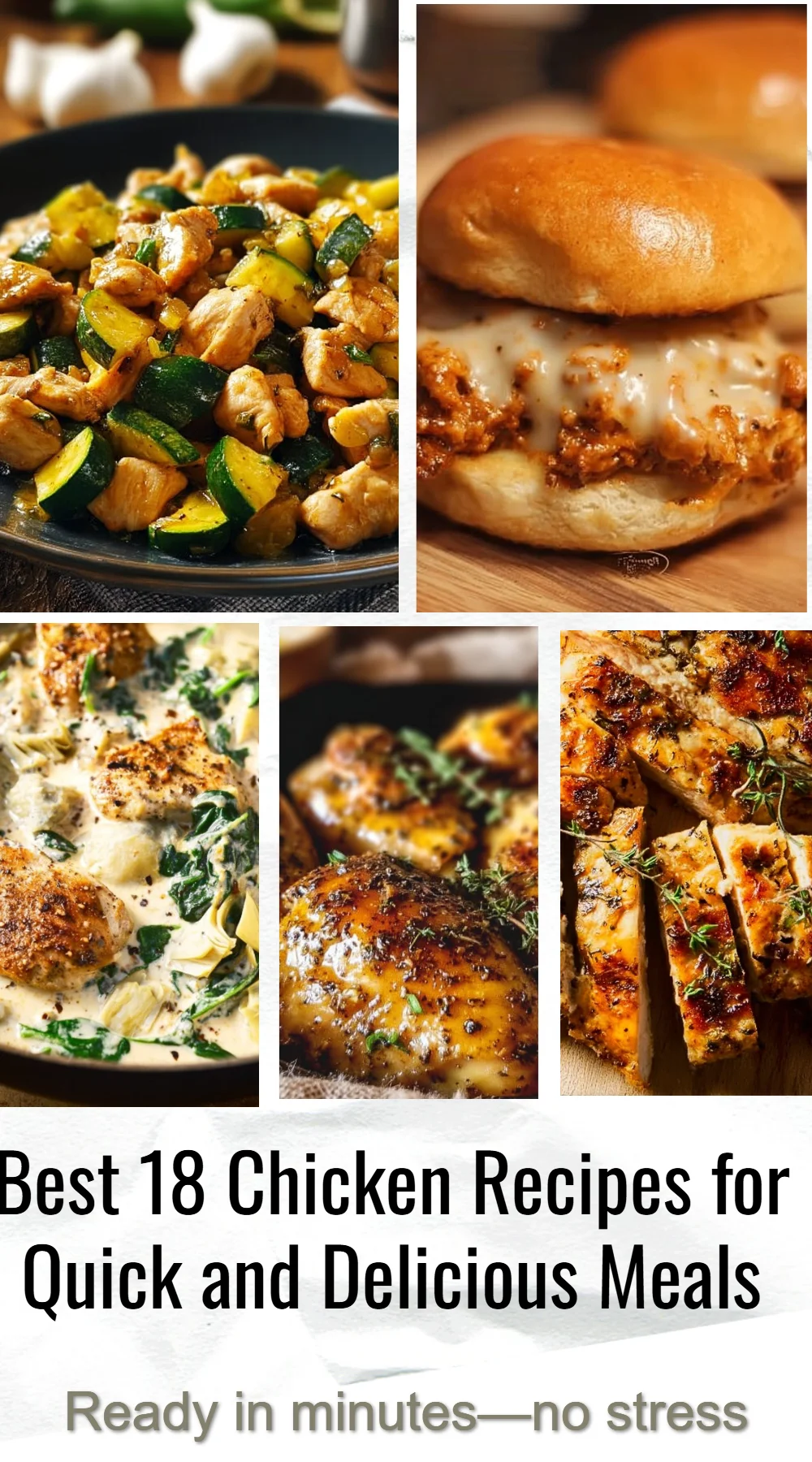 Delicious chicken recipes for quick and easy meals.