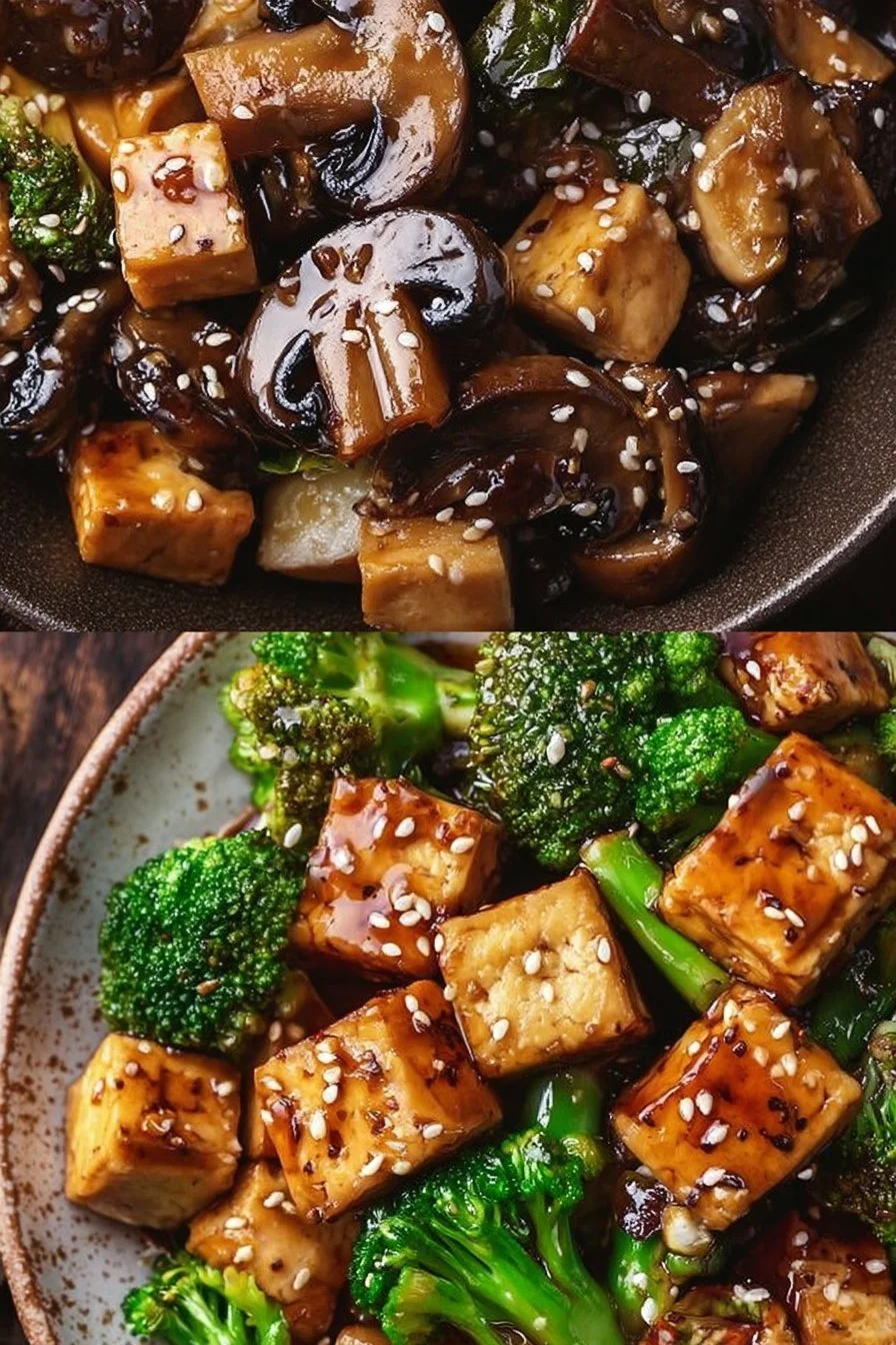 Mushroom and Tofu Stir-Fry