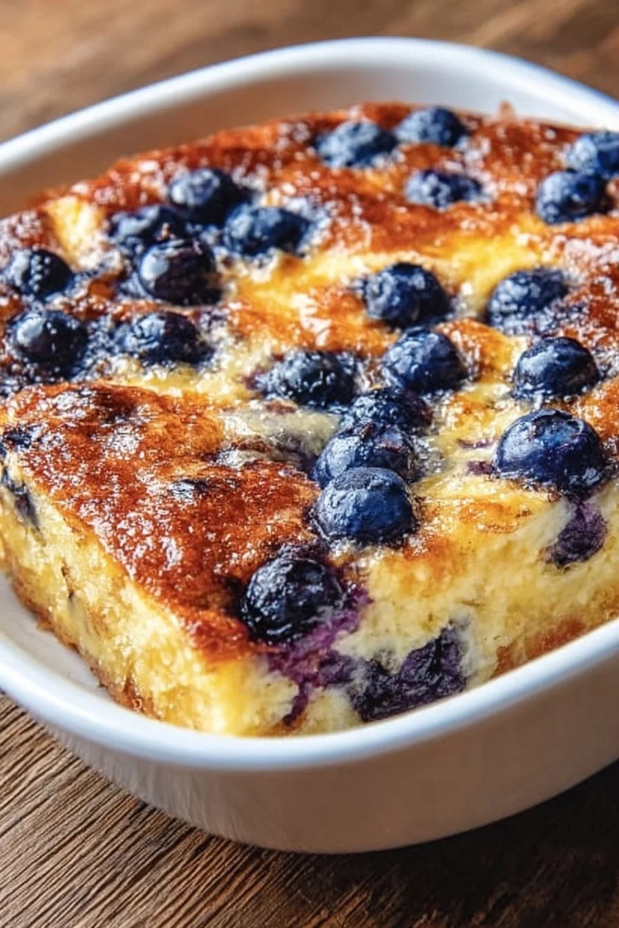 Blueberry Buttermilk Pancake Casserole