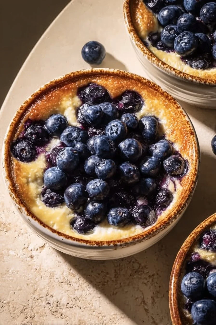 Best 30 High-Protein Breakfast Recipes for a Nutritious Start 23 Baked Blueberry Cottage Cheese Bowls