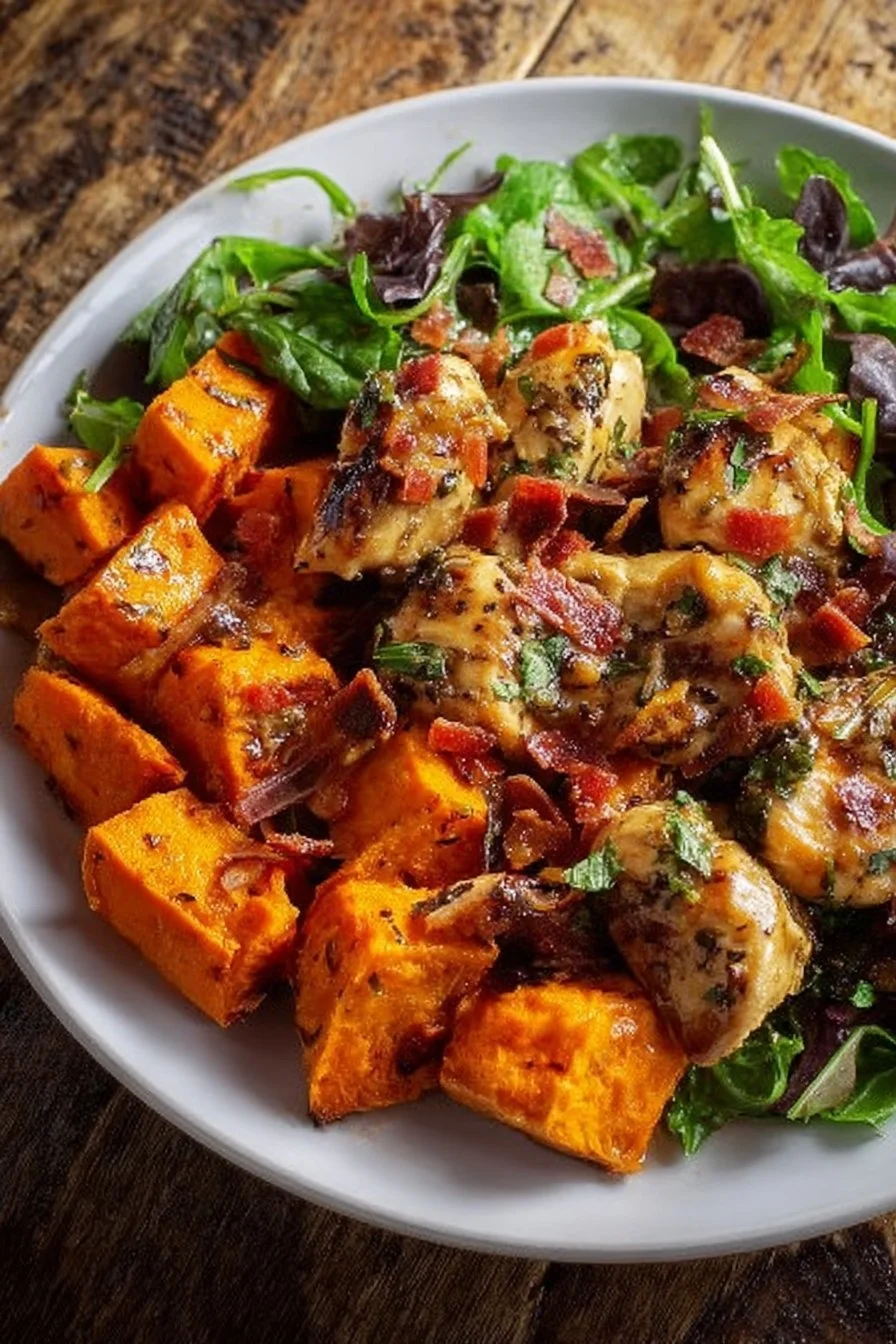 Best 8 Chicken Recipes for Delicious Dinner Ideas 2 Maple Dijon Chicken & Sweet Potato Bowls