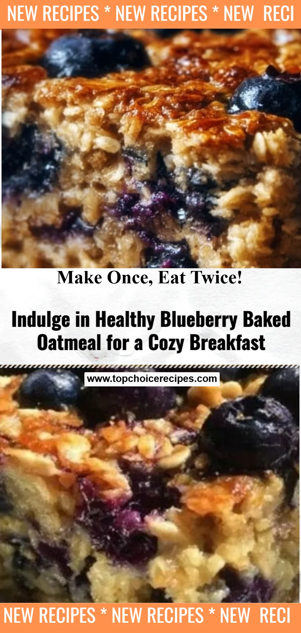 Blueberry Baked Oatmeal 5 Blueberry Baked Oatmeal