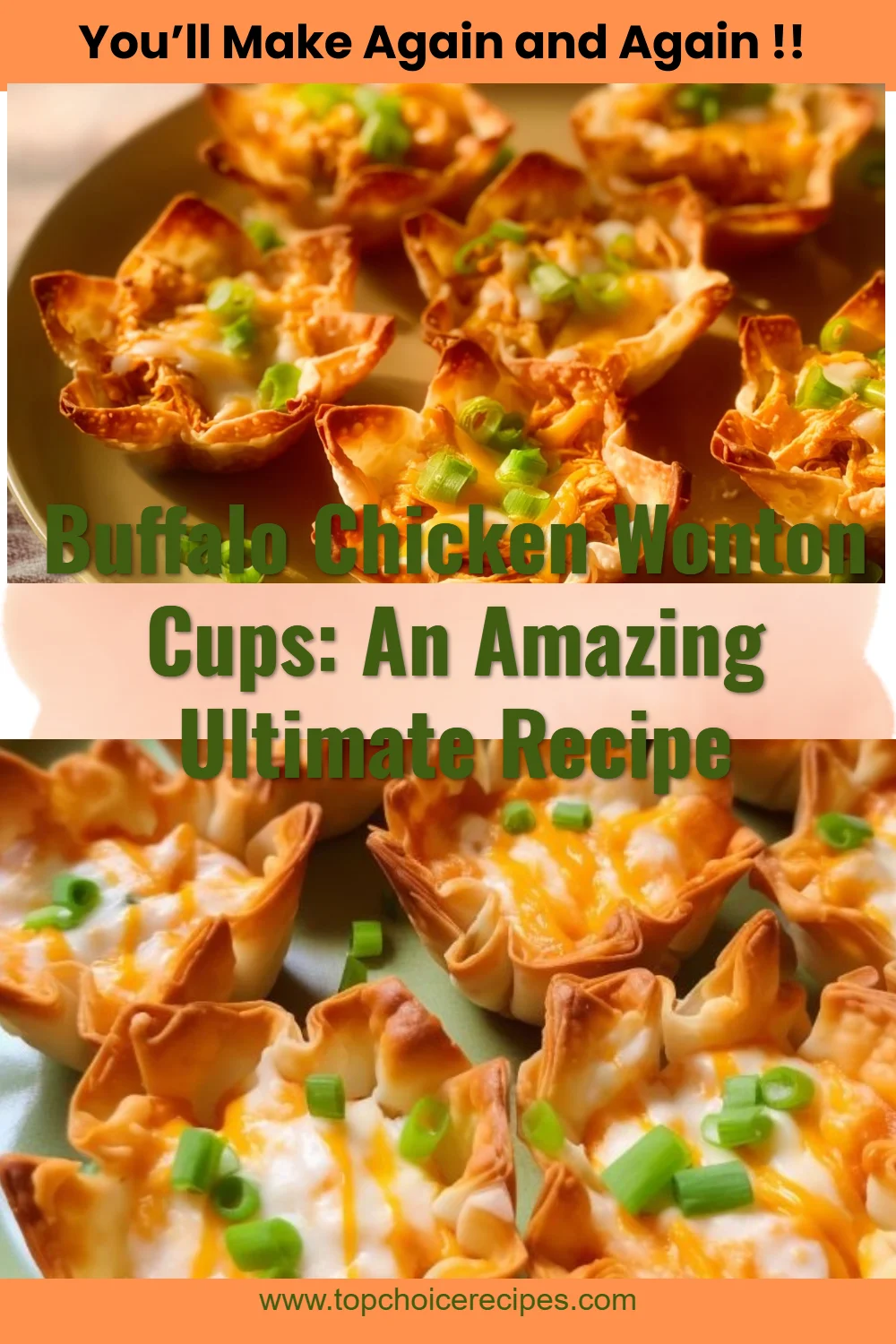 Buffalo Chicken Wonton Cups: An Amazing Ultimate Recipe
