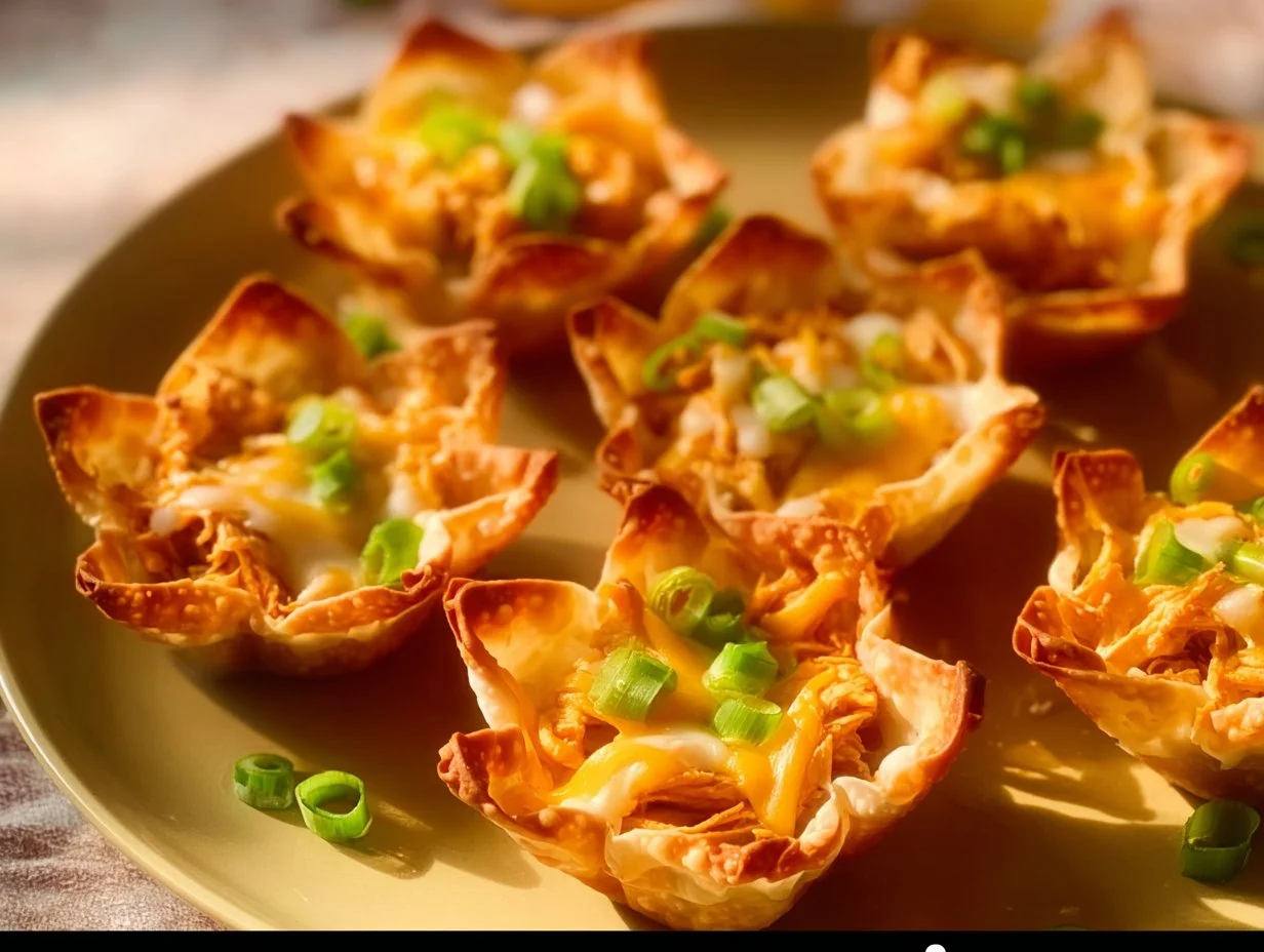 Buffalo Chicken Wonton Cups: An Amazing Ultimate Recipe