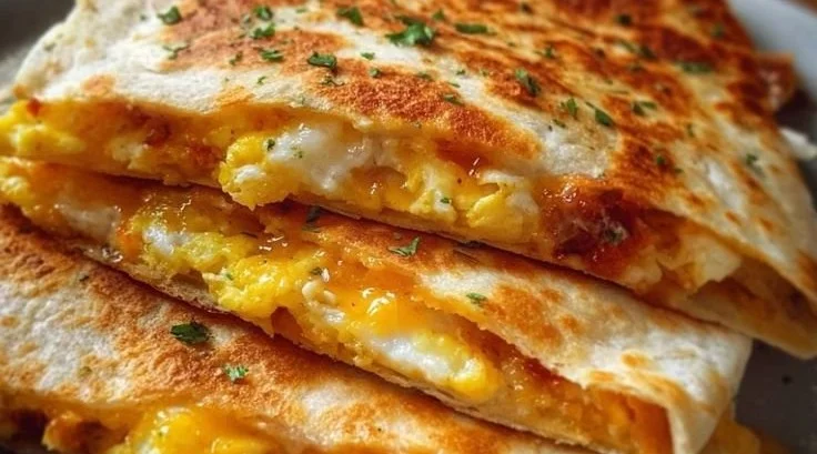 Cheddar Egg Quesadilla 2 Cheddar Egg Quesadilla