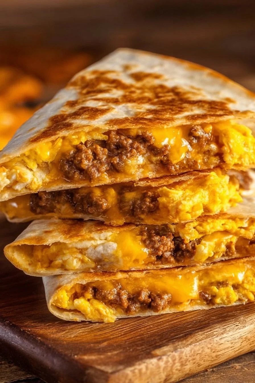 Cheesy Breakfast Quesadilla 6 Cheesy Breakfast Quesadilla
