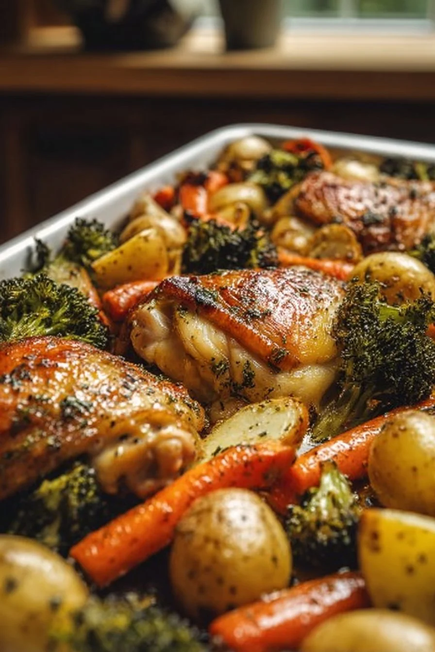 Chicken Breast Sheet Pan Dinner