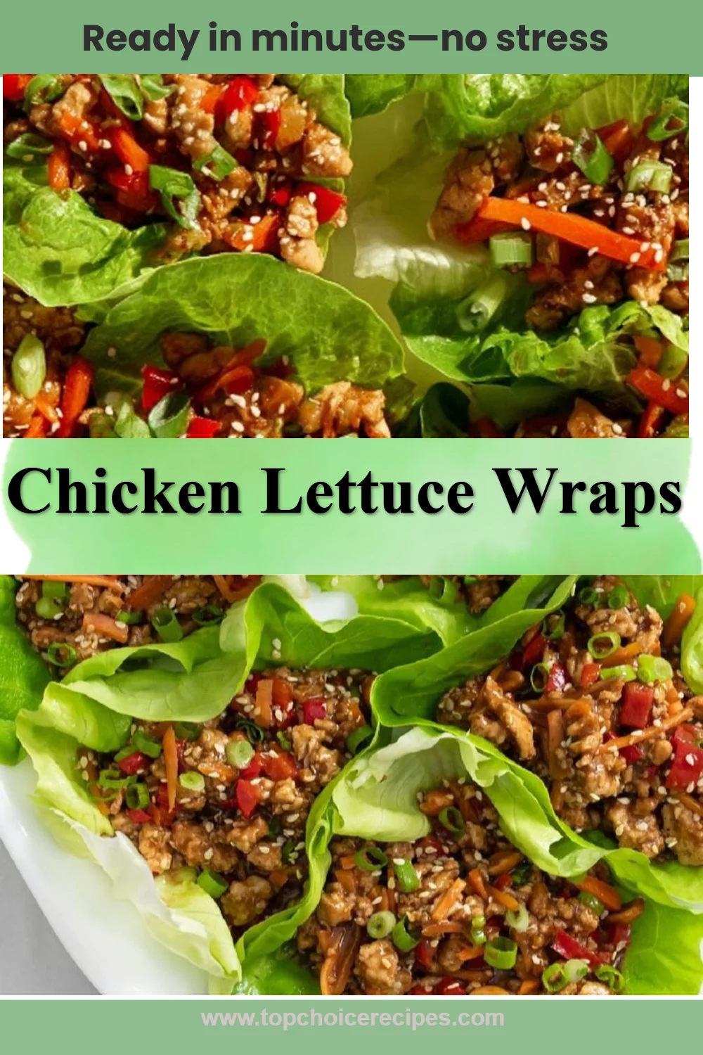 Chicken Lettuce Wraps