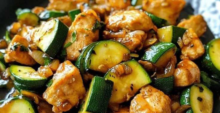 Chicken Zucchini Stir Fry 6 Chicken Zucchini Stir Fry