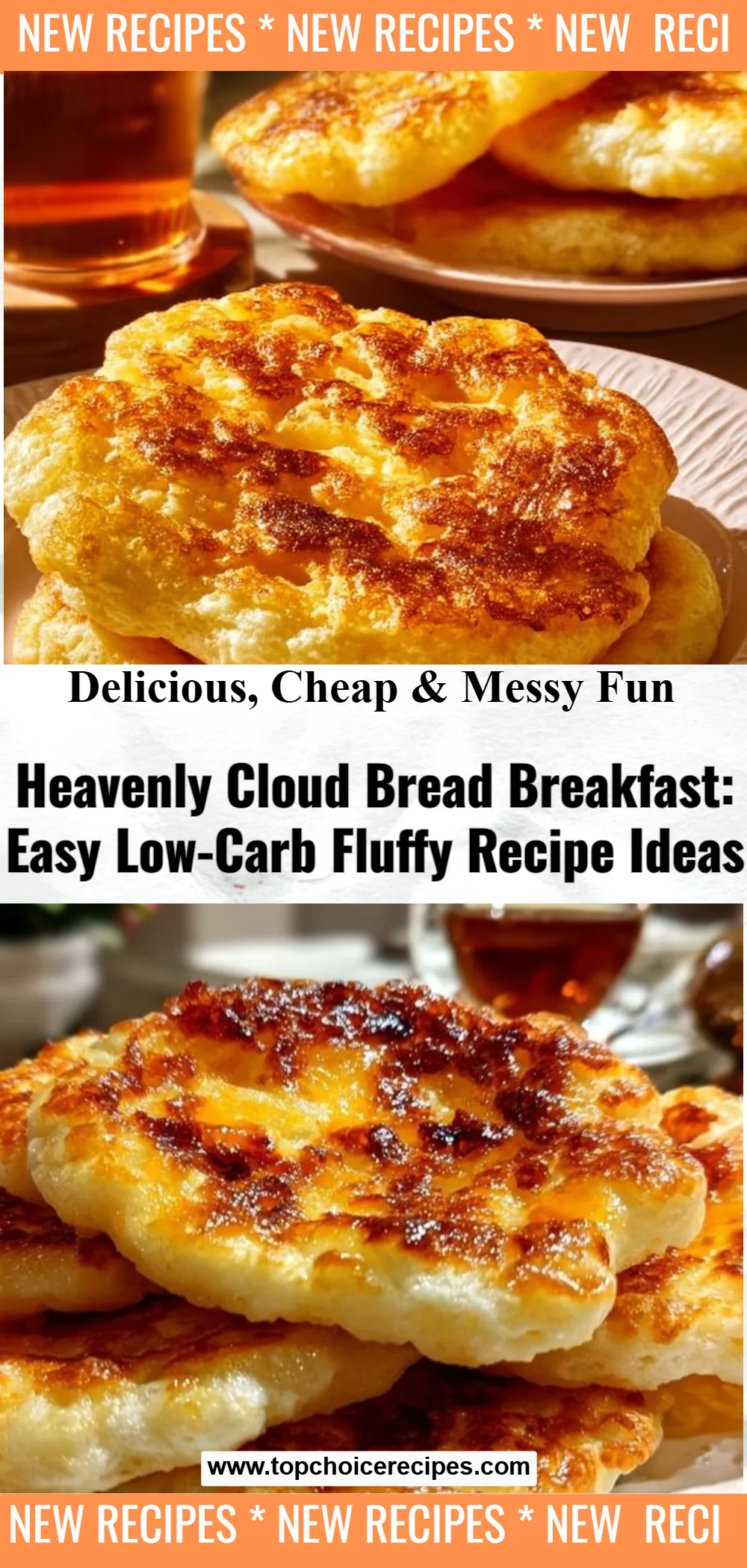 Cloud Bread Breakfast