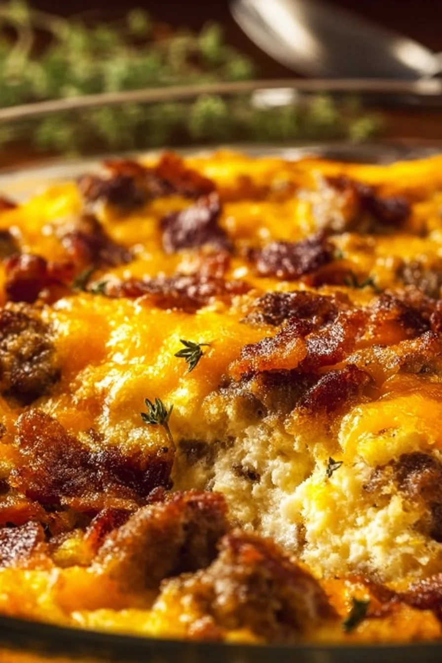 Crack Breakfast Casserole 4 Delicious Crack Breakfast Casserole served in a warm dish