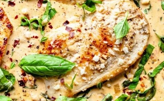 Creamy Parmesan Basil Chicken 7 Creamy Parmesan Basil Chicken