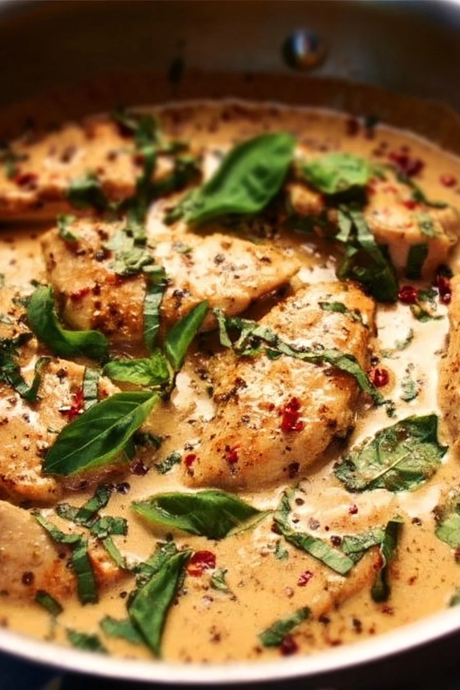 Creamy Parmesan Basil Chicken 8 Creamy Parmesan Basil Chicken