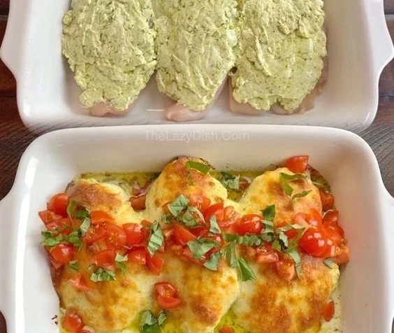 Creamy Pesto Baked Chicken 7 Creamy Pesto Baked Chicken