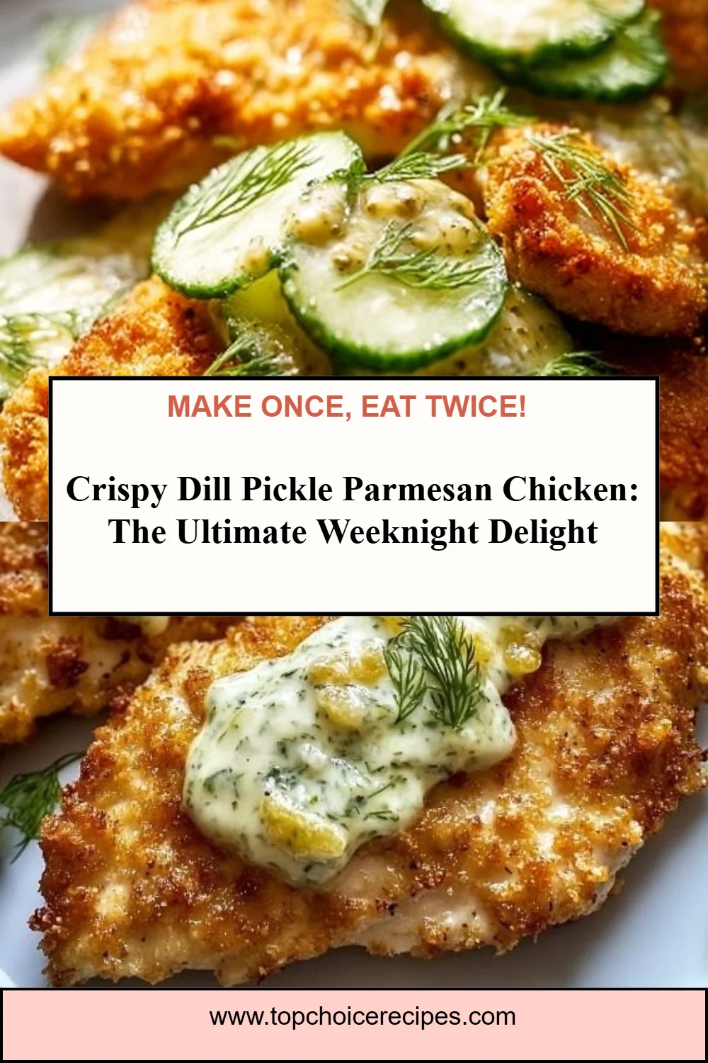 Crispy Dill Pickle Parmesan Chicken 5 Crispy Dill Pickle Parmesan Chicken