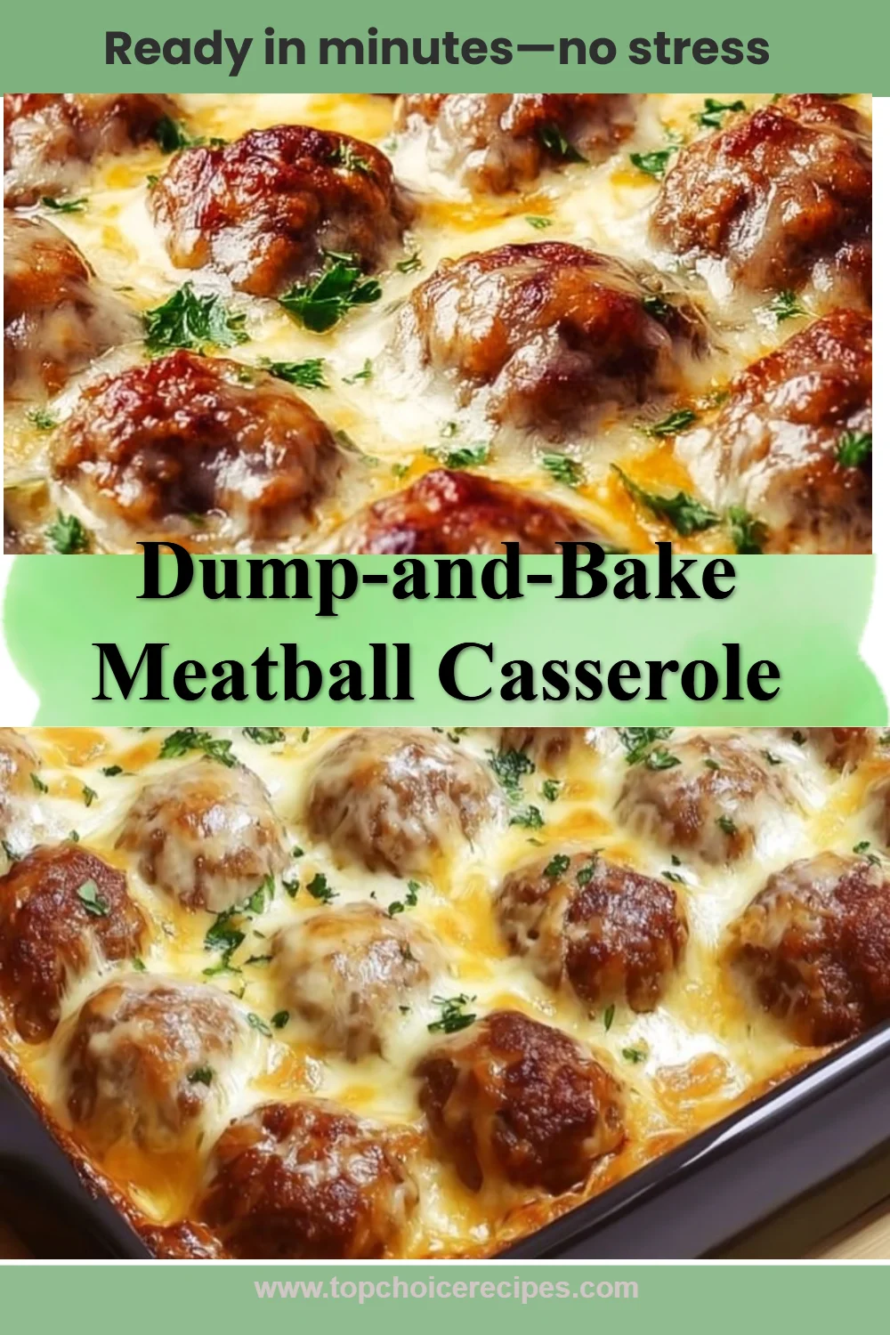 Dump-and-Bake Meatball Casserole