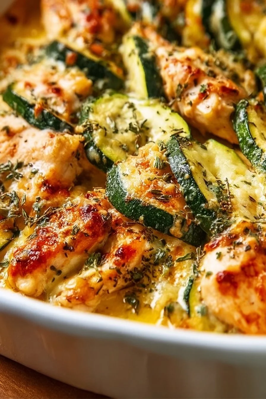 Easy Chicken Zucchini Bake