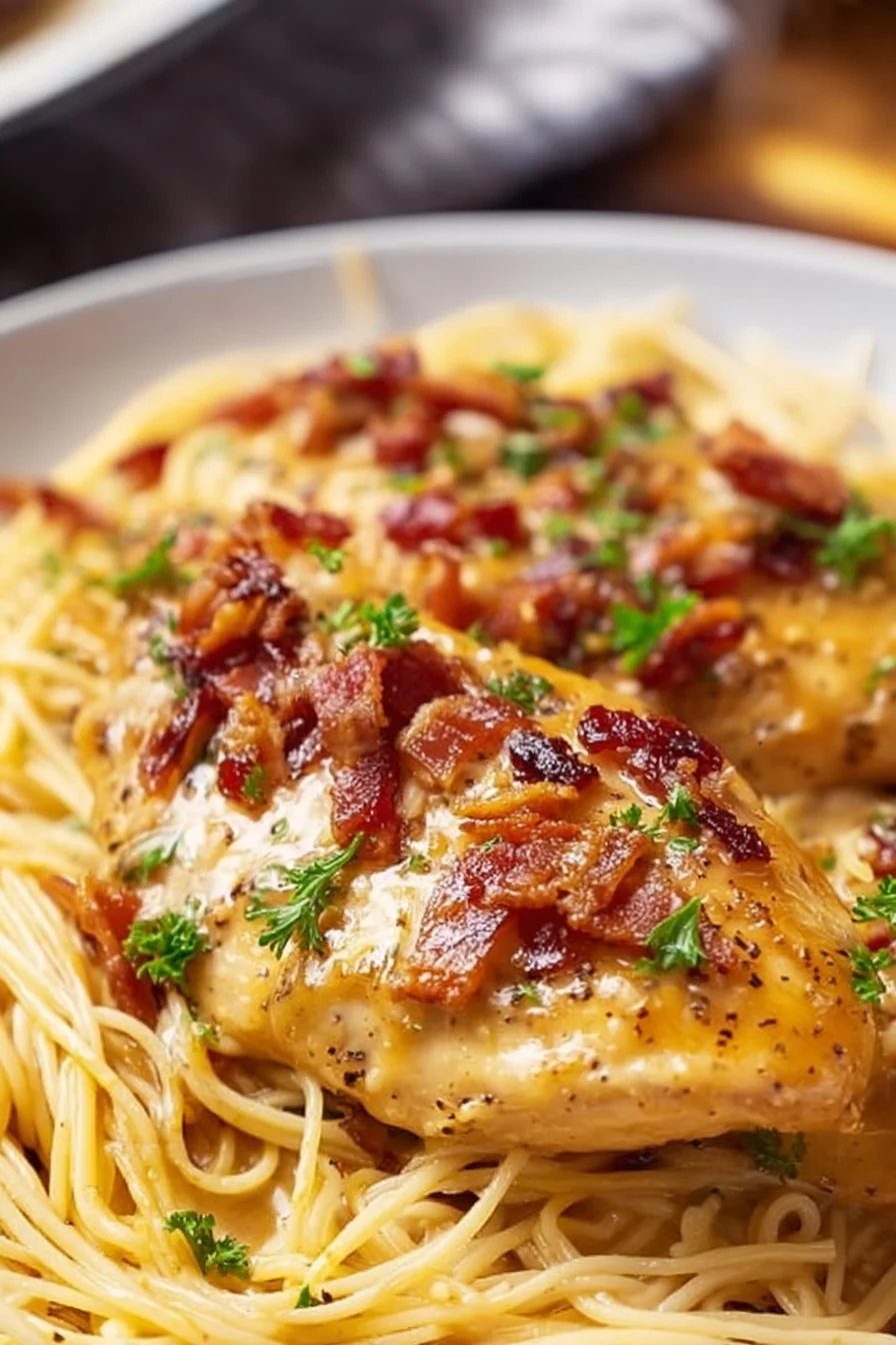 Delicious easy crock pot crack chicken recipe with creamy seasonings