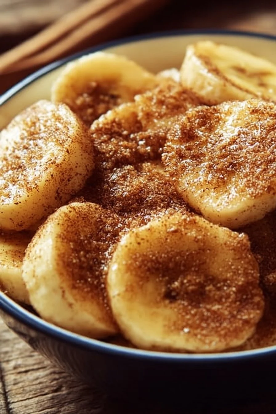 Easy One-Bowl Baked Cinnamon Banana Breakfast 4 Delicious one-bowl baked cinnamon banana breakfast served in a bowl