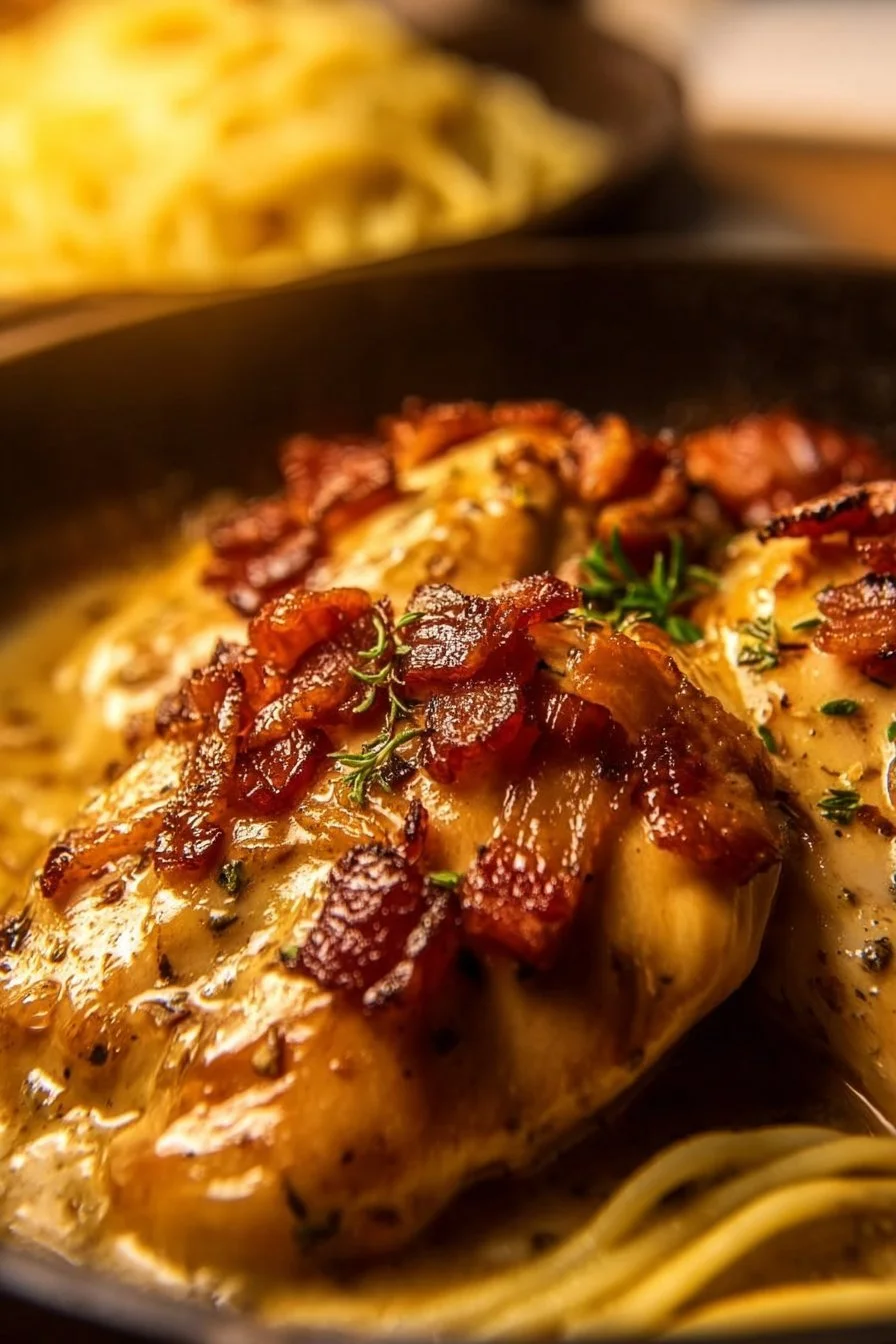 Delicious slow cooker crack chicken served on a plate
