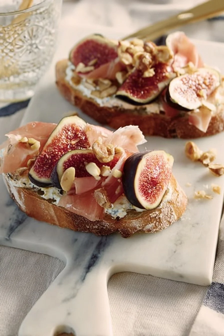 Fig and Parma Ham Toast