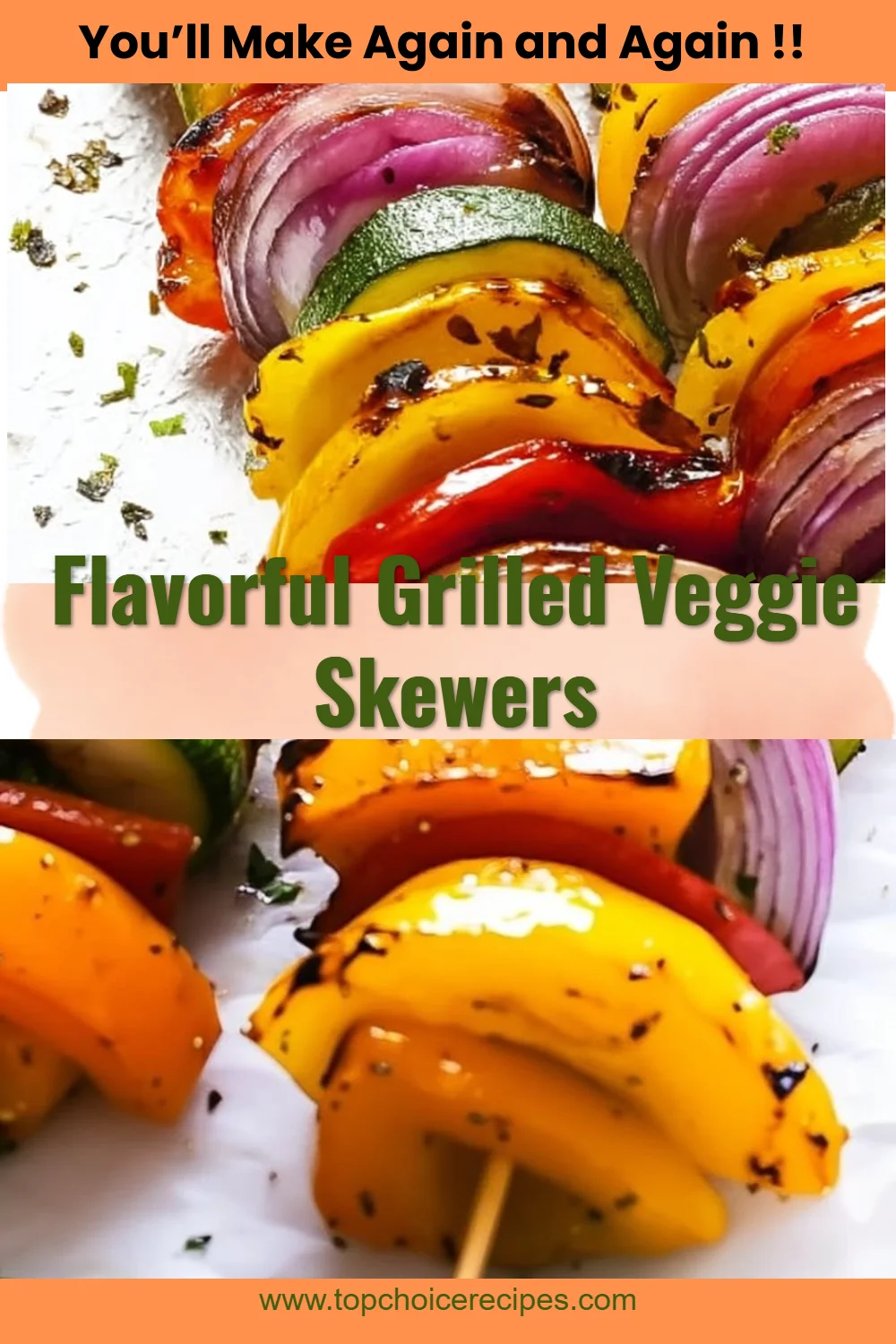 Flavorful Grilled Veggie Skewers