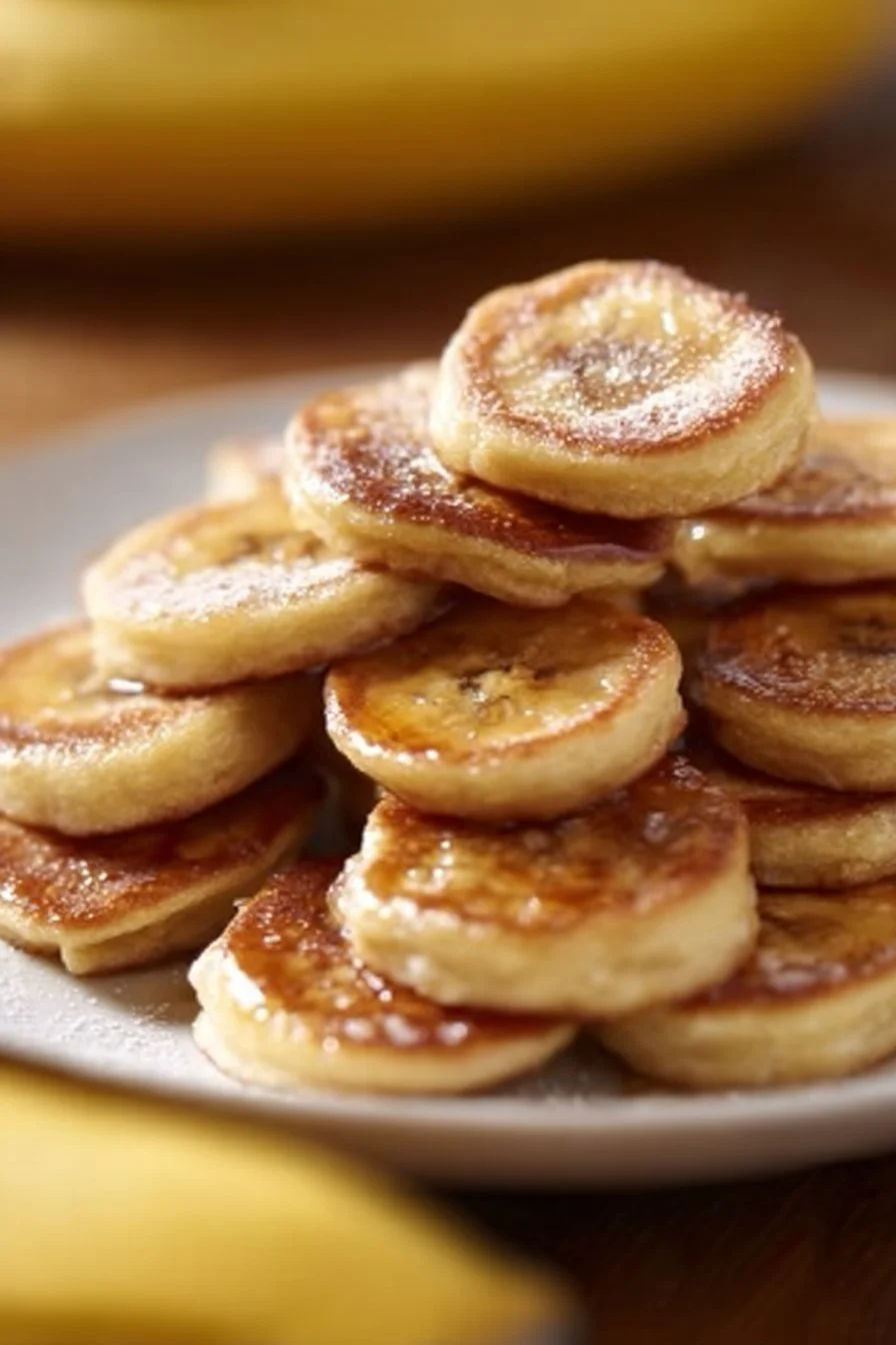 Fluffy Banana Pancake Bites