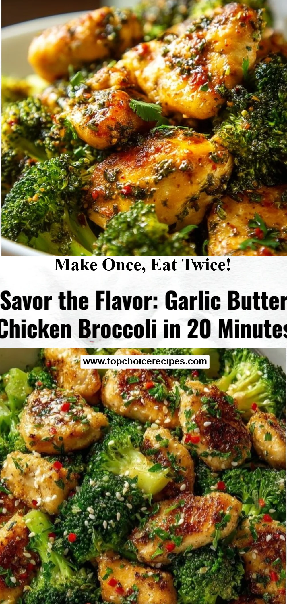 Garlic Butter Chicken Broccoli 6 Garlic Butter Chicken Broccoli