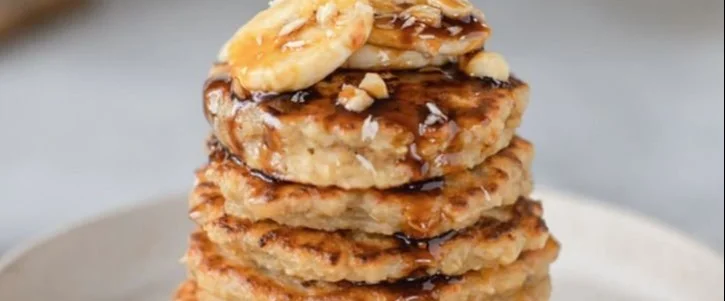 Healthy Banana Oatmeal Pancakes 4 Healthy Banana Oatmeal Pancakes