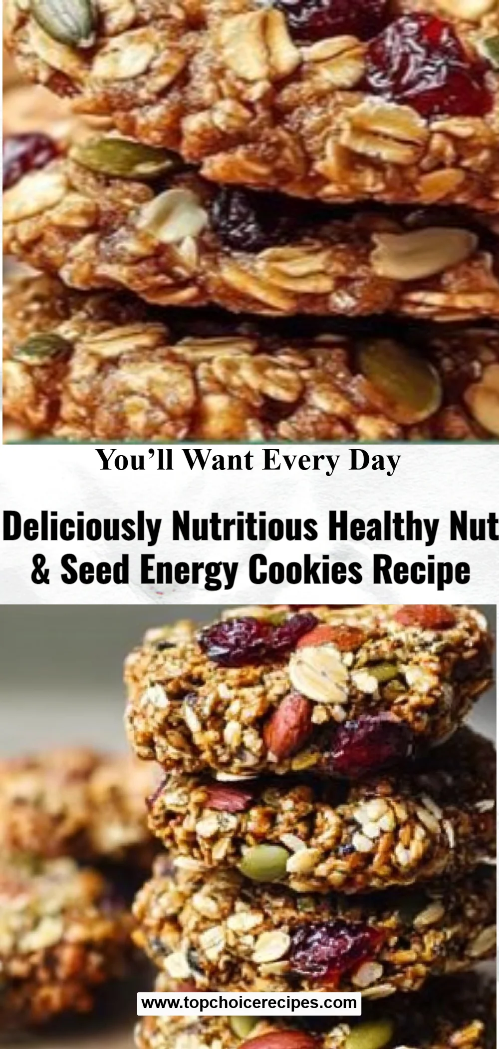 Healthy Nut & Seed Energy Cookies 6 Healthy Nut & Seed Energy Cookies