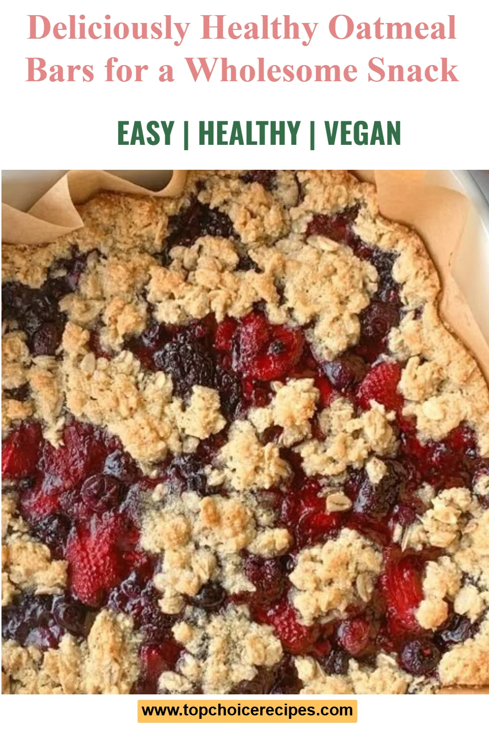 Healthy Oatmeal Bars 5 Healthy Oatmeal Bars