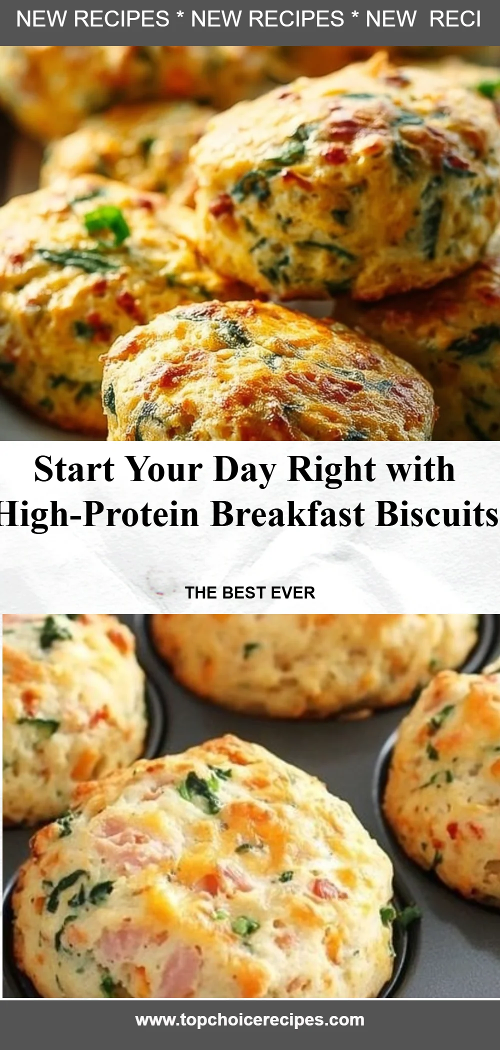 High-Protein Breakfast Biscuits 6 High-Protein Breakfast Biscuits