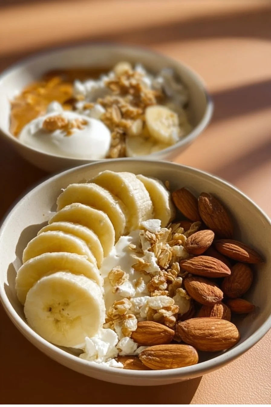 High-Protein Breakfast Ideas 5 A variety of high-protein breakfast options including eggs, yogurt, and smoothies.