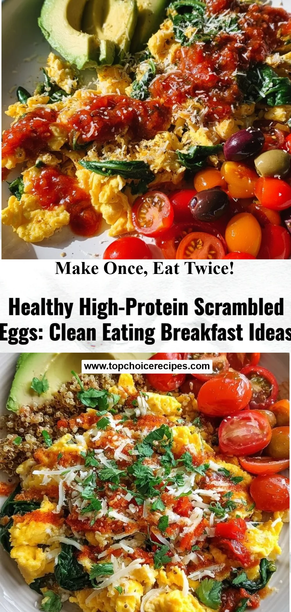 High-Protein Scrambled Egg Breakfast