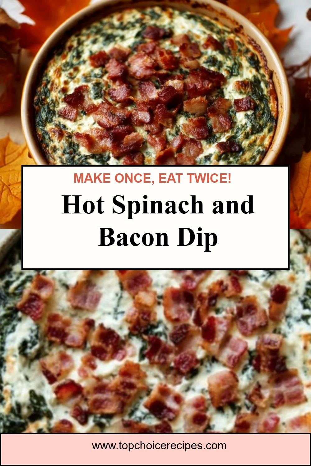 Hot Spinach and Bacon Dip
