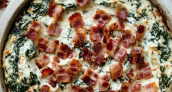 Hot Spinach and Bacon Dip
