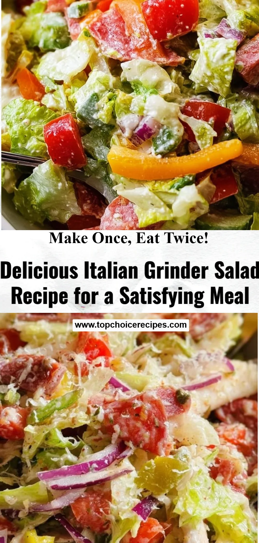 Italian Grinder Salad 5 Italian Grinder Salad