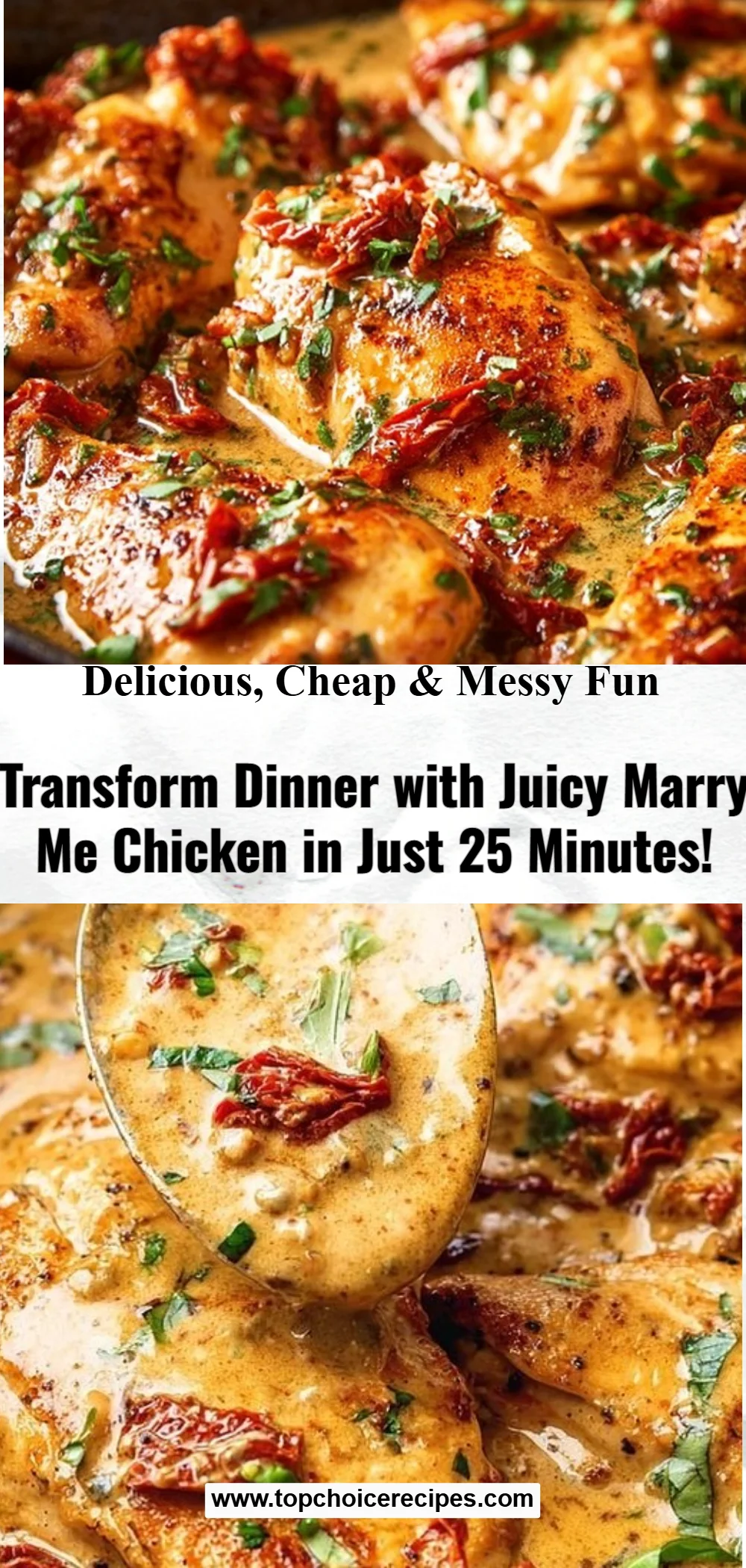 Juicy Marry Me Chicken