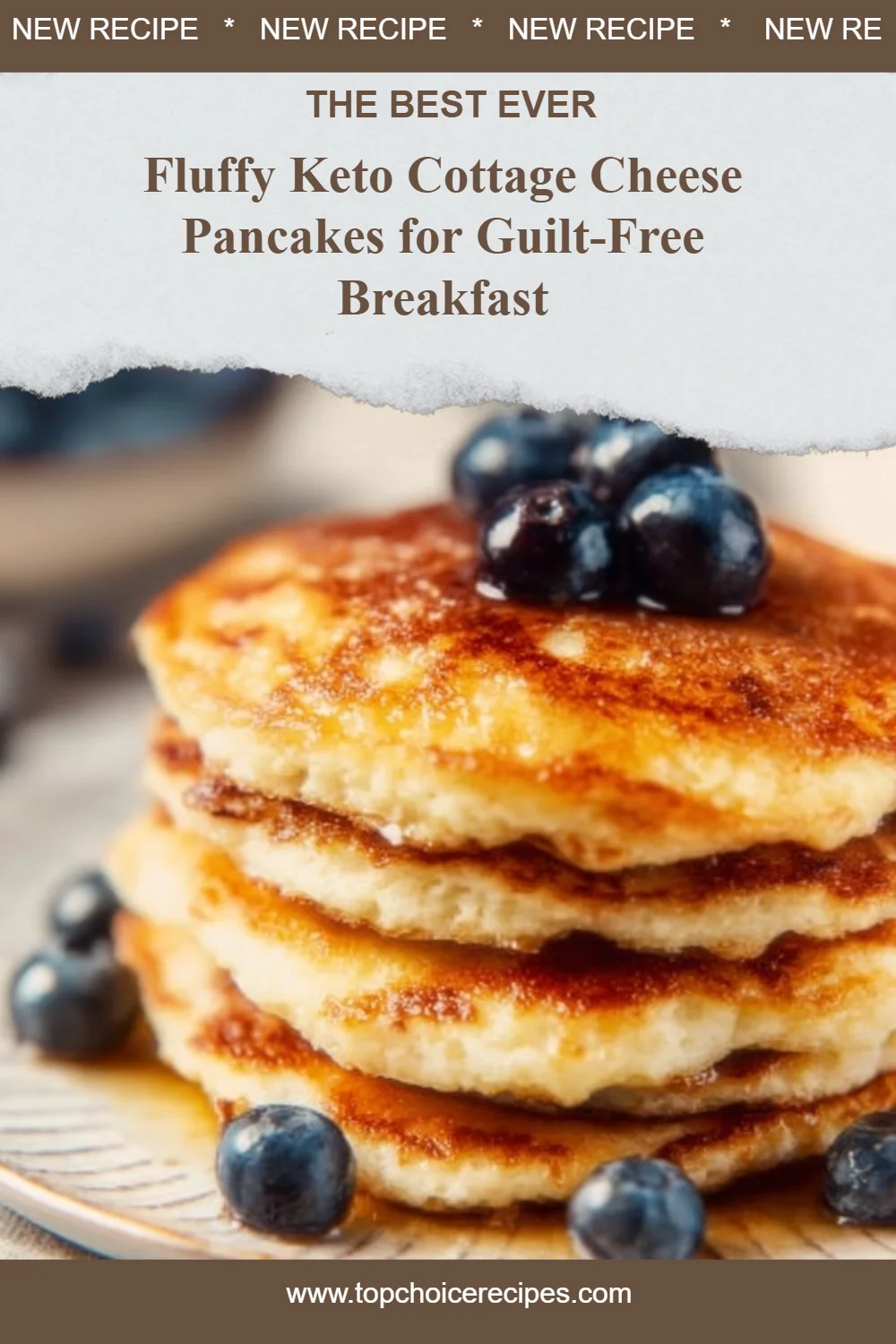Keto-Friendly Cottage Cheese Pancakes
