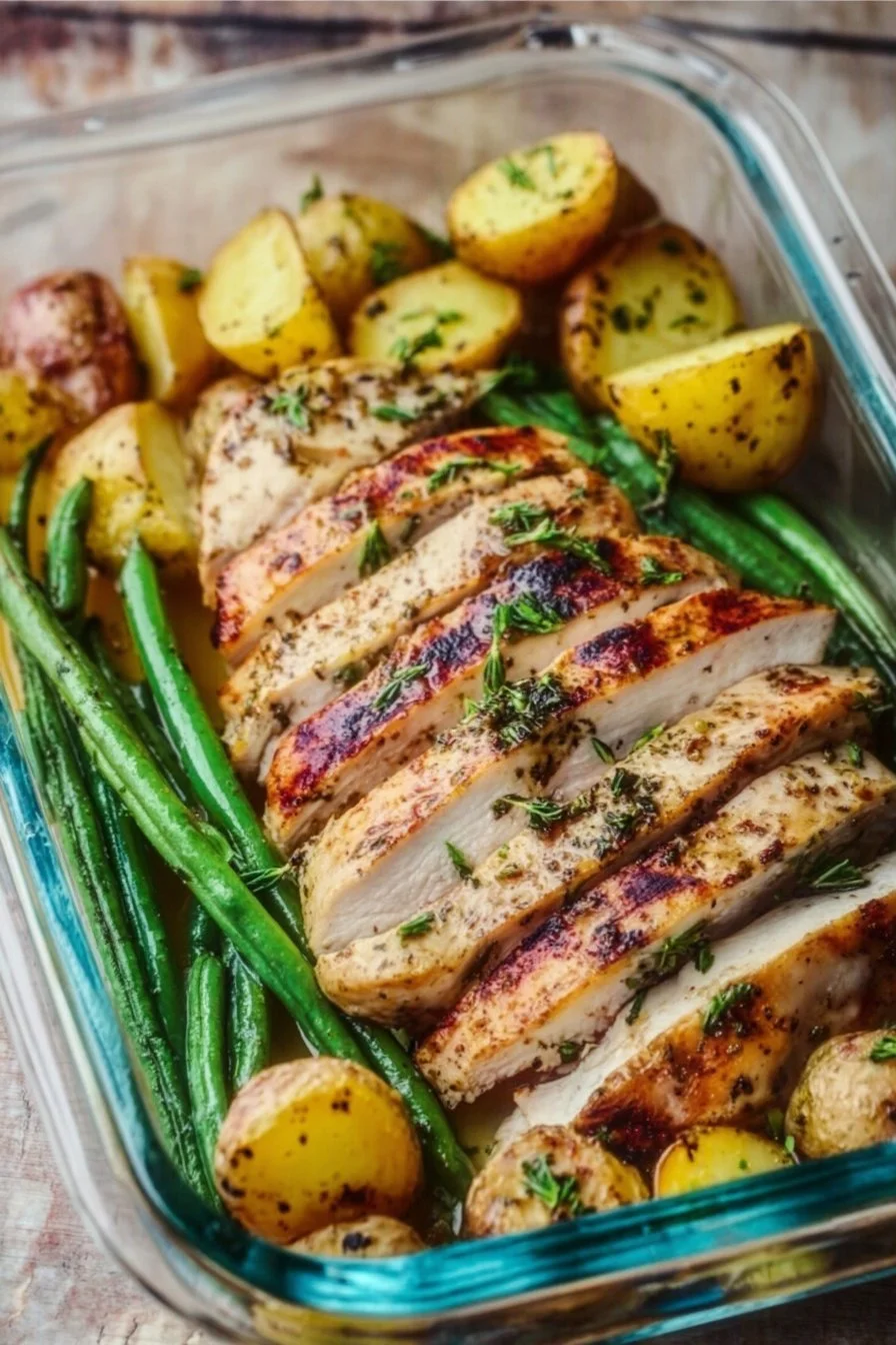 Lemon Garlic Chicken Meal Prep 6 Lemon Garlic Chicken Meal Prep