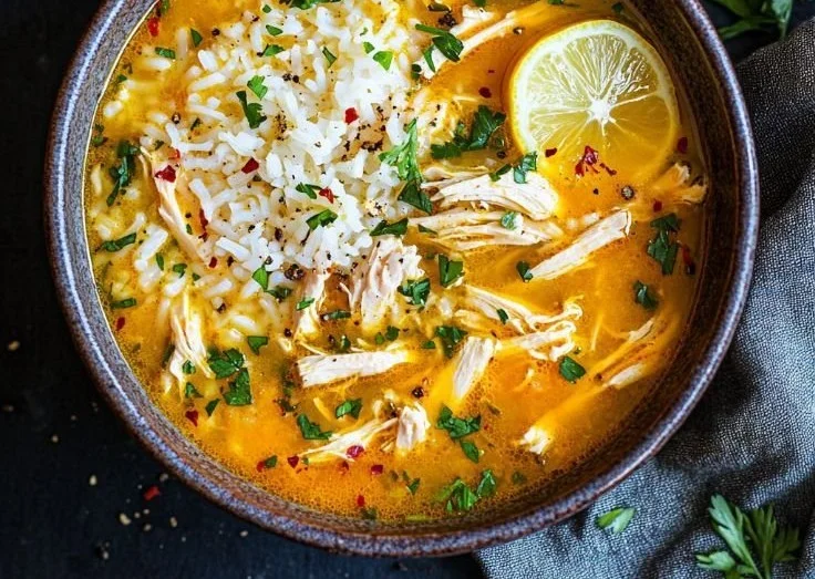 Lemon Ginger Turmeric Chicken and Rice Soup 5 Lemon Ginger Turmeric Chicken and Rice Soup