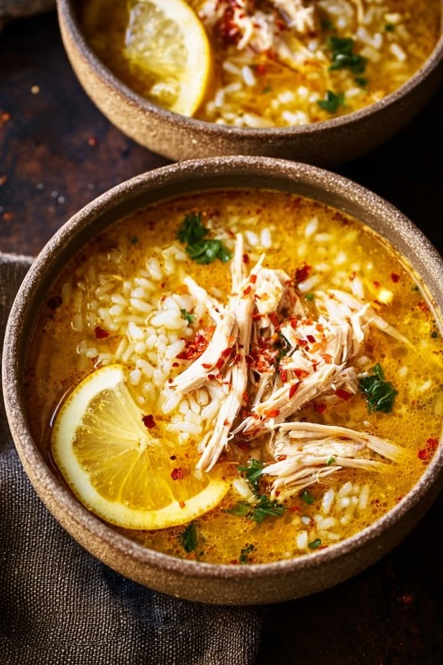 Lemon Ginger Turmeric Chicken and Rice Soup 6 Lemon Ginger Turmeric Chicken and Rice Soup
