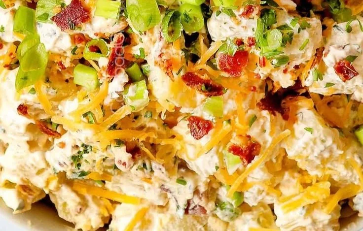 Loaded Potato Salad with Homemade Ranch Dressing 7 Loaded Potato Salad with Homemade Ranch Dressing
