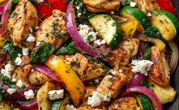 Mediterranean Chicken Stir Fry